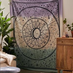 Urban Outfitters Star Dip Dyed Tapestry new